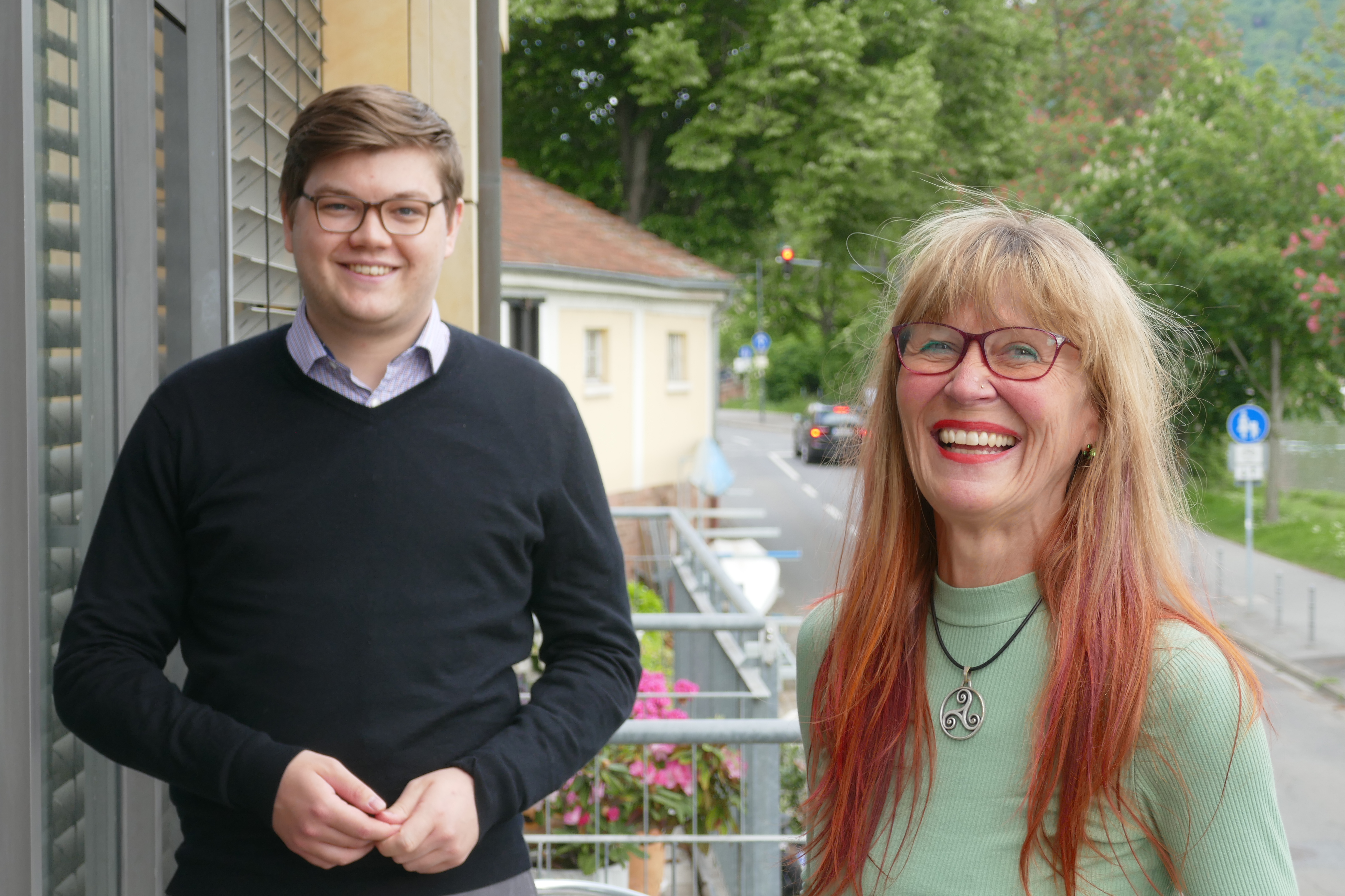 Tim Nusser mit Uschi Krauß